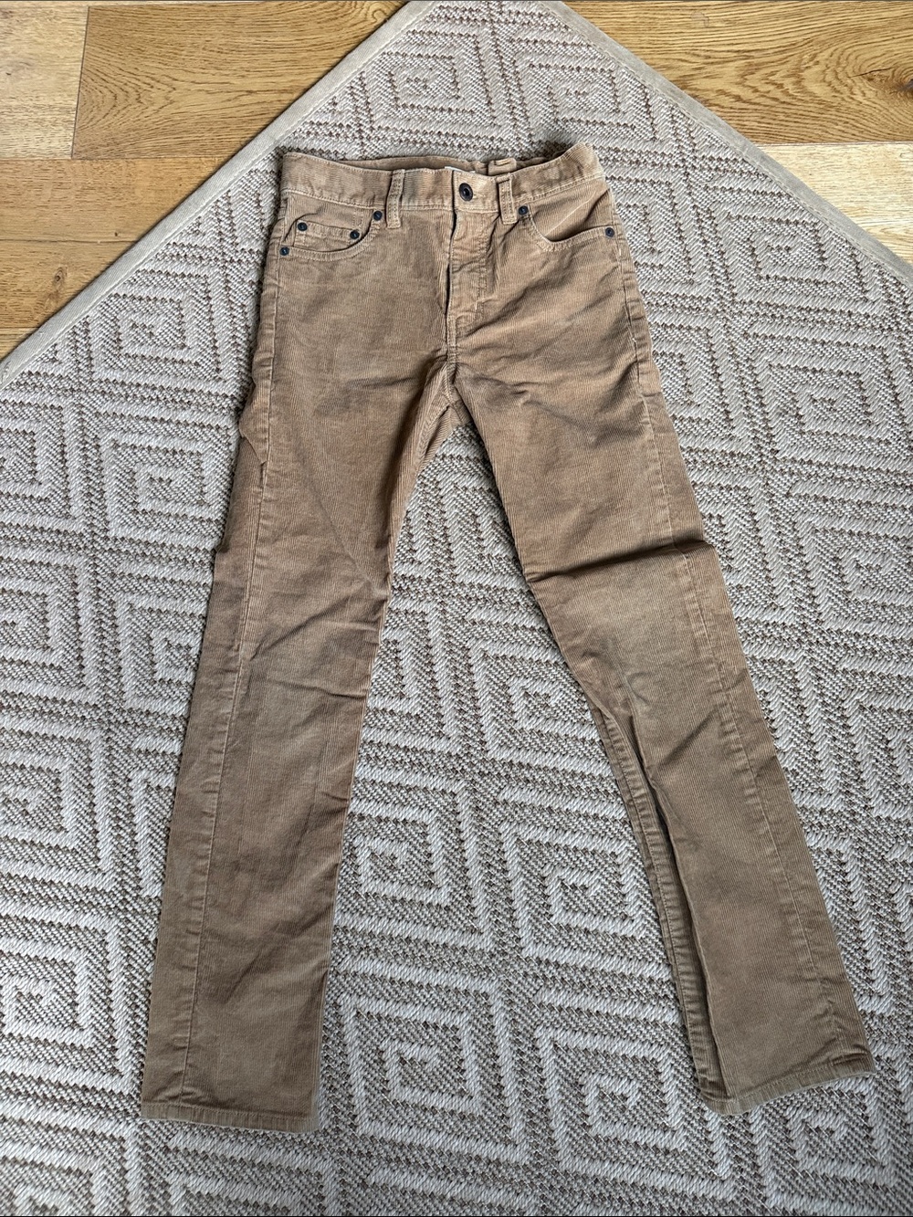 Crewcuts Slim Straight Tan Corduroy Jeans